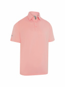 Callaway Mens Swingtech Solid Polo - Candy Pink