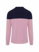 Original Penguin Mens Heritage Colour Block Sweater - Gelato Pink