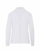 Original Penguin Womens 1/4 Zip Layering Shirt - Bright White