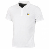 Lyle & Scott Mens Jacquard Polo Shirt - White
