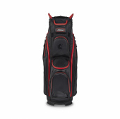 Titleist Cart 14 StaDry Bag 2023 - Black/Black/Red