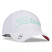 Titleist Womens Players Performance Ball Marker Cap - White/Sea/Coral